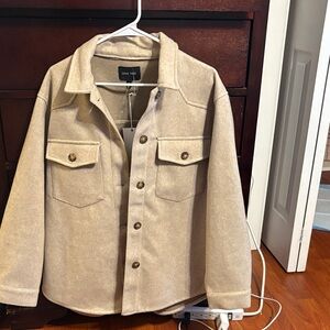 Love Tree Women's Tan Blazer Jacket